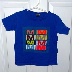 Unisex 4T Toddler Shirt with “M” Pattern Appliqués